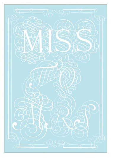 Wedding Shower Card Miss to Mrs.