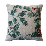 Holly & Berries Pillow