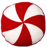 Peppermint Pillow (red/white)