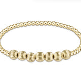 Dignity Beaded Bliss Bracelet 6mm Gold