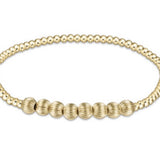 Dignity Beaded Bliss 2.5mm Gold Bracelet