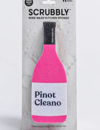 Scrubbly Wine Wash Kitchen Sponge