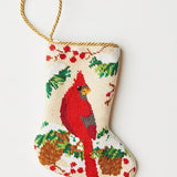 Christmas Cardinal Bauble Stocking