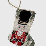 Vietri Nutcracker Red Bauble Stocking