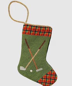 Tee Time Tidings Bauble Stocking