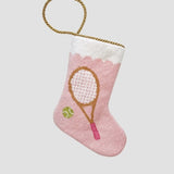 Grand Slam Tennis Racquet Pink Bauble Stocking