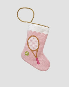 Grand Slam Tennis Racquet Pink Bauble Stocking