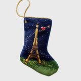 Bonne Nuit Paris Santa Bauble Stocking