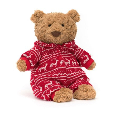 Bartholomew Bear in Christmas Pyjamas