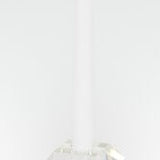 Crystal Glass Candle Holder Hex. Edge Large