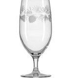 Icy Pine 16oz Footed Iced Tea Glass