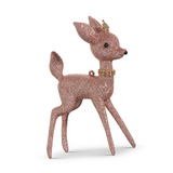 Gilded Pink Deer Ornament - 4438864