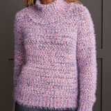 L/S Cowl Neck Sweater - Orchid