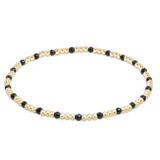 enewton Extends - Gemstone Gold Sincerity 2mm Bracelet - Faceted Hematite