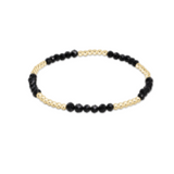 Blissful Pattern 2.5mm - Faceted Onyx
