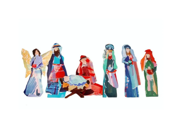 Acrylic Nativity Set (Large)