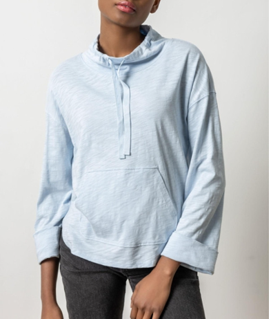 Drawstring Neck Pullover