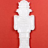 Royal Nutcracker Shaped Platter - White 5x12