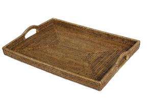 Rattan Rectangular Tray