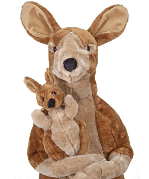 8834 Kangaroo and Joey Likelike Stuffed Animal