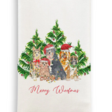 Merry Woofmas Dish Towel D1063