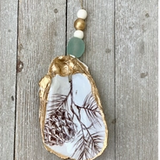 Oyster Decoupage Ornaments | Pinecone