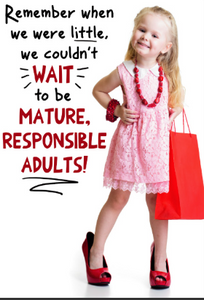 Responsible Adults Greeting Card