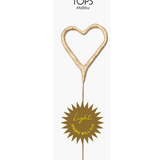 Mini Gold Heart Sparkler