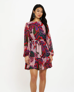 Flirty Shirt Dress - Arabia Crimson