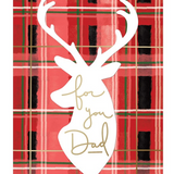 GC - Deer on Red and Black Plaid