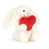 Bashful Bunny Little Red Love Heart