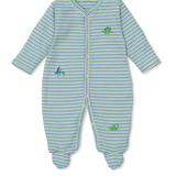 Dino District Stripe Footie