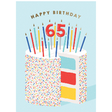 GC - 65 Cake Greeting Card