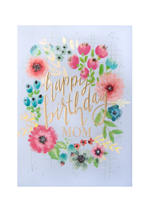 GC - Pink and Teal Floral Mom