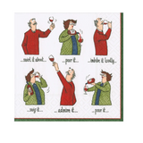 Wine Tasting Cocktail Napkin