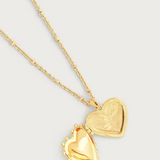 Heart Large Locket Necklace