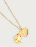 Heart Large Locket Necklace