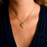 Heart Large Locket Necklace