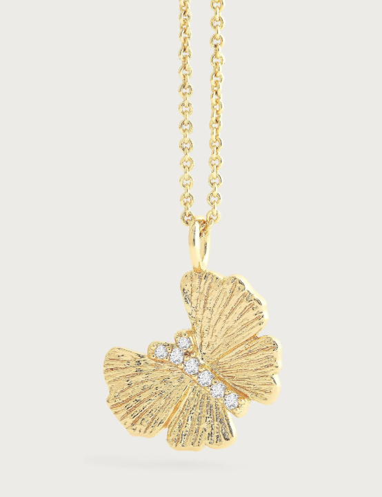 Butterfly Gold Necklace