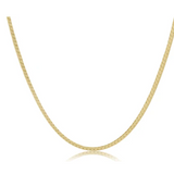 15" Choker Herringbone Chain - Gold
