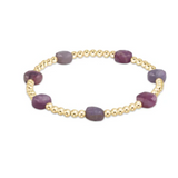 Admire Gold 3mm Bead Bracelet | Ruby