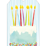 Birthday Cake Hanging Gift Tag