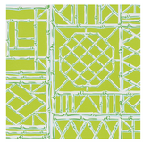 Bamboo Screen Green Roll Wrap