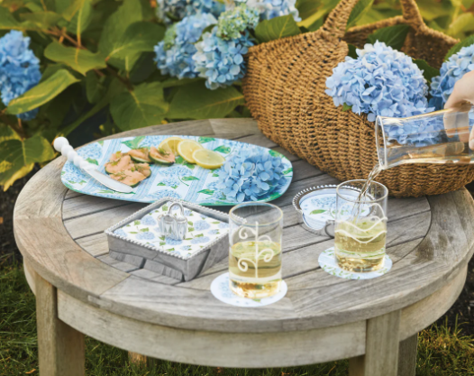 Hydrangea Platter