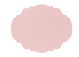 Pink French Frame Die-Cut Placemat | 12 Sheets