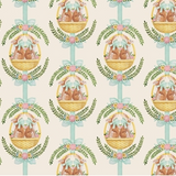 Laurel Bunny Baskets Placemat | Pad of 18 Sheets