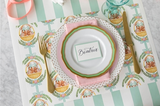 Laurel Bunny Baskets Placemat | Pad of 18 Sheets
