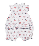 Bold Stripes & Bright Stars Ruffle Playsuit
