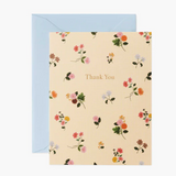 Ditsy Dahlia Thank You Card