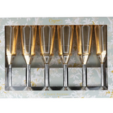 Sparkling Flutes Place Cards - Includes 8 Classic Fold Place Cards